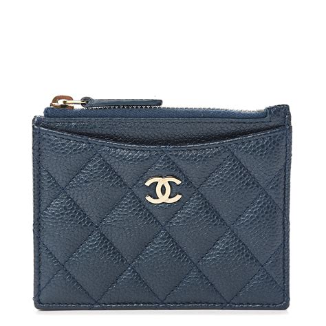 chanel card case united states|Chanel zipper card case.